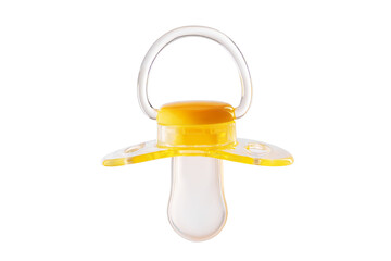 Baby pacifier isolated on white background