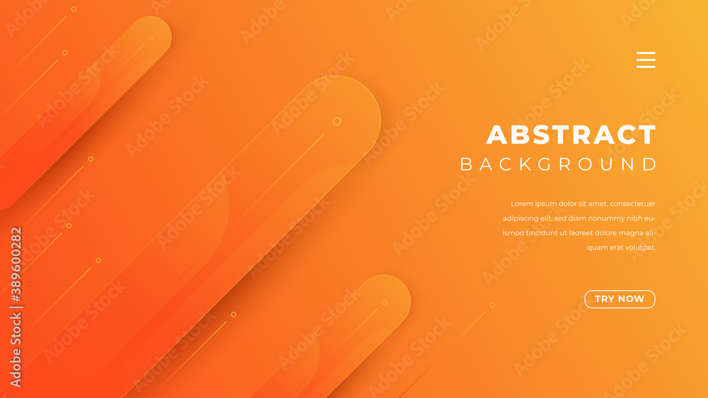 Aufkleber minimal geometric modern landing page. dynamic shapes composition. abstract background gradient purp
