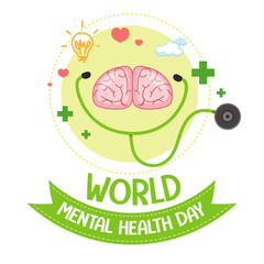 World mental health day icon