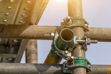 Scaffolding pipe clamp and parts, An important part of building strength to scaffold clamps in used...