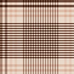 Fotobehang Bruin en beige abstract background checkered vector herhaal patroon © Doeke