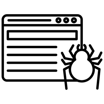 
Internet Bot, Web Crawler Colored Icon
