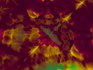 Autumn Dirty Art Painting. Handmade Dirty Art. Wet Art Print. Brushed Banner.Tie Dye Print. Orange Watercolor Print. Authentic Brushed Art. Aquarelle Texture. Dark Tie Dye Grunge.