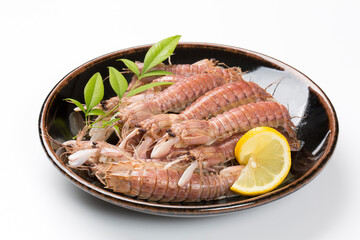 調理したシャコエビ