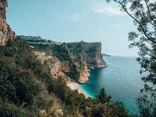 Coast of Cala Moraig in Spain