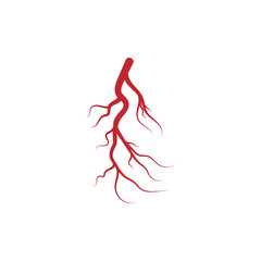 Veins Logo Template vector symbol