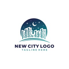 Fototapeta premium Modern City Logo Vector Template
