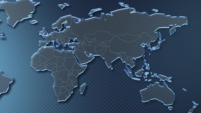 World Map Global USA Europe Asia background