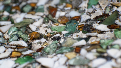 Abstract photo taken of a house yard in the city of Malang, Indonesia   