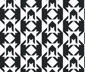 Seamless vector geometric pattern. Repeat geometrical abstract pattern. 10 eps design for fabric, textile, wrapping, cover etc.