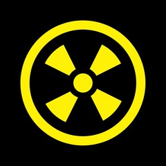 radiation warning sign