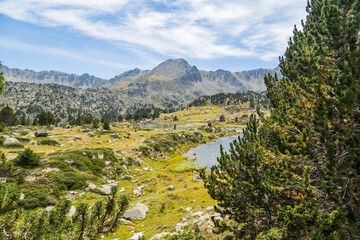Fototapeta na wymiar Andorra Pyrenees Mountains