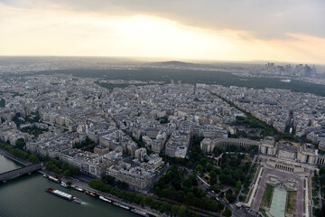 Obraz premium Paris - France. View from Tour Eiffel