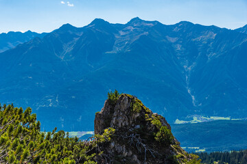 Blick auf Rietzer Grieskogel bei Telfs, Tirol