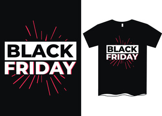 T-shirt design for Black Friday Sale