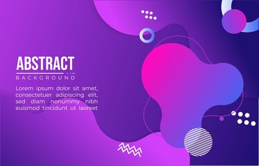 Liquid color background design. colorful elements with fluid gradient. Dynamic shapes composition. Vector illustration