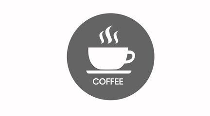 Vector Isolated Illustration of a Coffee Cup Icon