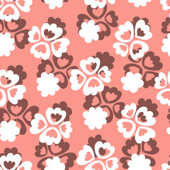 Seamless pattern of flowers. floral elements, big size jpeg. Perfect for paper, web, Wallpaper, printing, greeting cards, scrapbooking, etc.