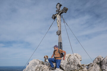 Gipfelrast auf dem Breitenstein