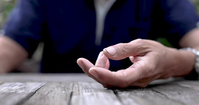 Diabetes, Men are taking blood samples to measure glucose levels.