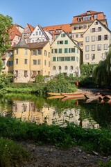 Hölderlinturm am Necker, Tübingen, Deutschland