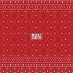 Seamless geometric background motif ulos batak. seamless traditional textile bandhani sari border. creative in new design for textile background. tribal textile design