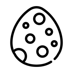 egg dinosaur line icon vector illustration sign