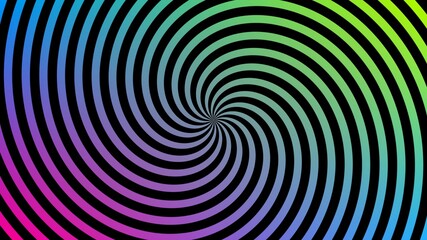 Naklejka premium Abstract 3D dynamic and spiral circular patterns with colorful background and seamless loop,Abstract background for business presentation, 3d render