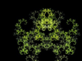 Imaginatory fractal background Image