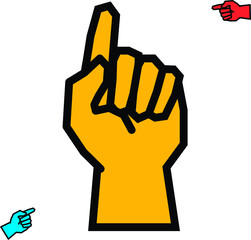 Obraz premium hand icon
