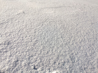 texture of clean white sparkling snow surface. Winter background