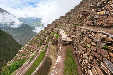 Choquequirao, one of the best Inca ruins in Peru.