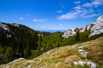 Northern Velebit national park in Croatia, landscape