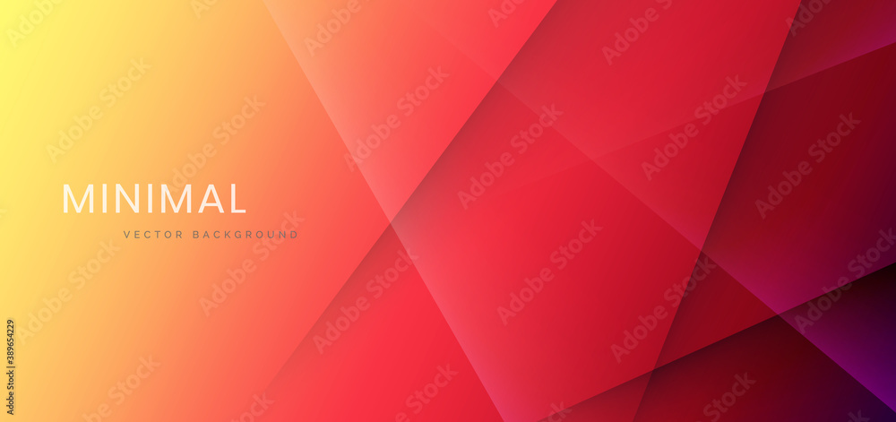Poster abstract yellow red pink gradient background with stripe lines diagonal.