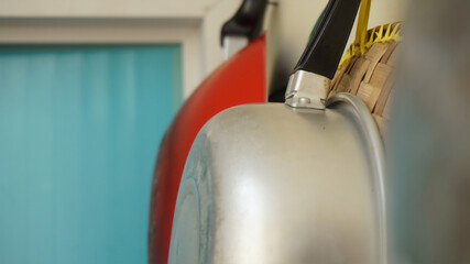 Naklejka premium A Boiling Water Hanging on The Wall