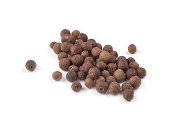 Allspice, isolated on white background