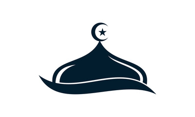 symbol mosque islamic vector logo