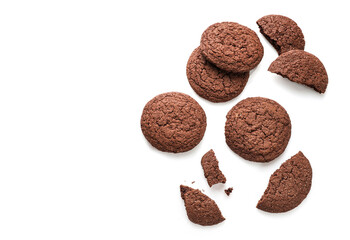Chocolate cookies, sweet snack