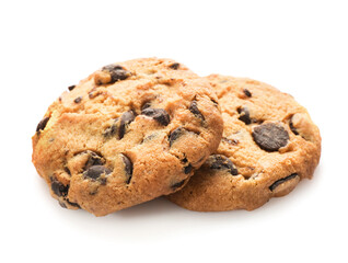 Tasty sweet chocolate chip cookies