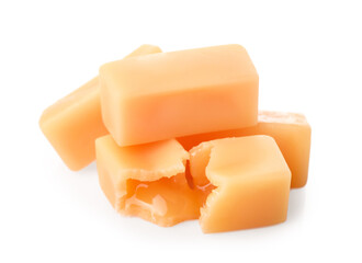 Sweet tasty caramel candies