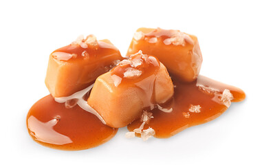 Salted tasty caramel candies