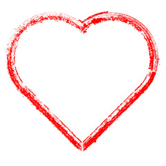 Set of Hearts . Grunge stamps collection.love Shapes for your design.Distressed symbols. Textured Valentine's Day signs.Vector illustration.