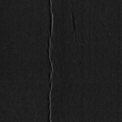 Black vintage rough sheet of carton. Recycled environmentally friendly cardboard paper texture. Simple gray minimalist papercraft background.