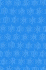 snowflakes on a blue background