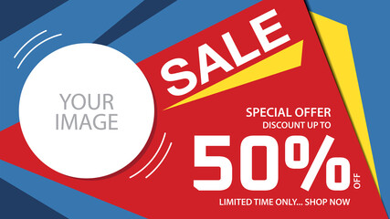 sale banner. abstract background. vector illustration