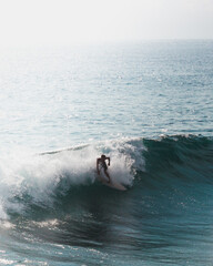 surfing the wave