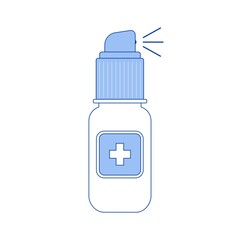Medical spray icon