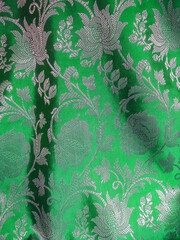 Floral Seamless pattern with paisley ornament. fabric design stock photo