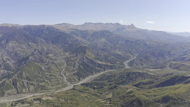 Aerial, Epic Skrapar Landscapes And Mountains, Albania