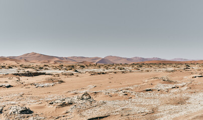 Beautiful landscape view in Namibia, Africa